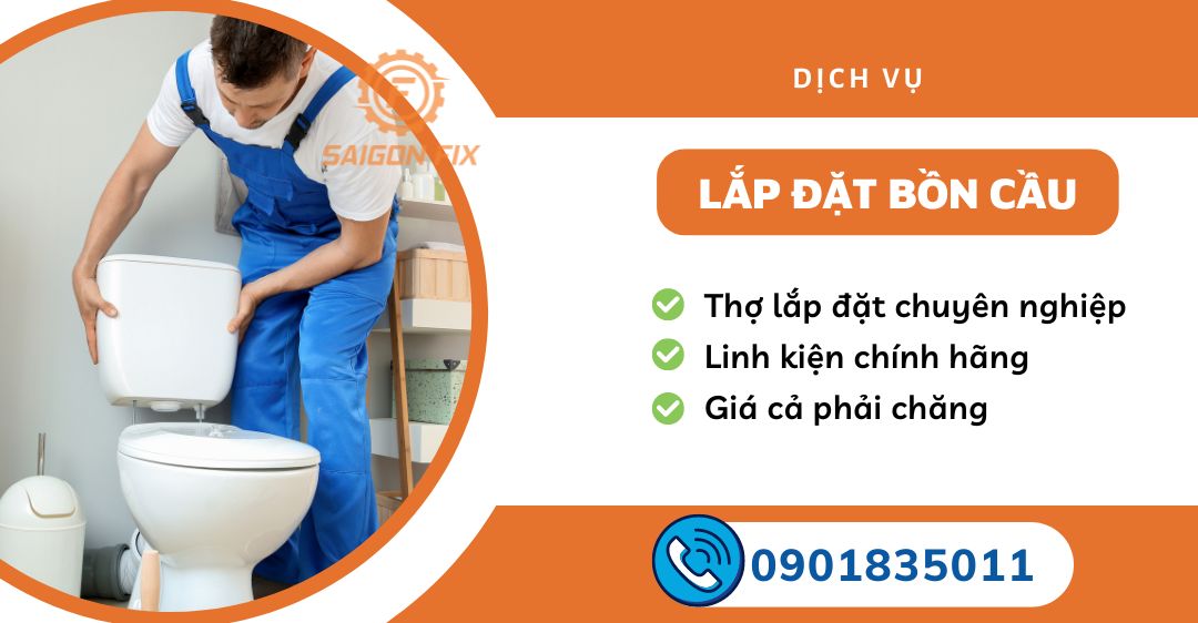 lắp đặt bồn cầu