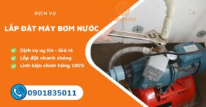 lắp đặt bơm nước