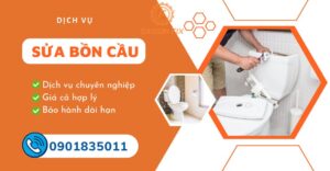 sửa bồn cầu