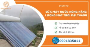 sửa máy nước nóng năng lượng mặt trời Đại Thành