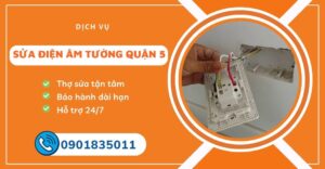 sửa điện âm tường quận 5