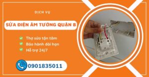 sửa điện âm tường quận 8