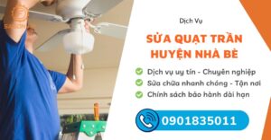 sửa quạt trần huyện nhà bè