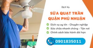 sửa quạt trần quận phú nhuận