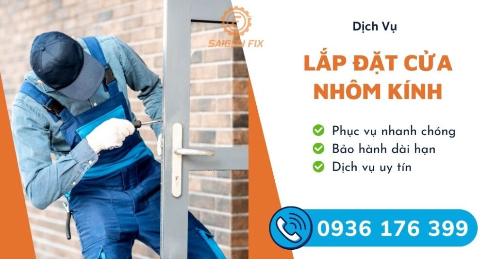 Lắp đặt cửa nhôm kính