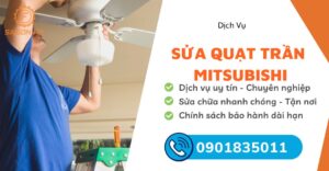 sửa quạt trần mitsubishi