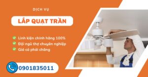 lắp quạt trần
