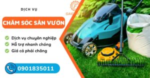 chăm sóc sân vườn