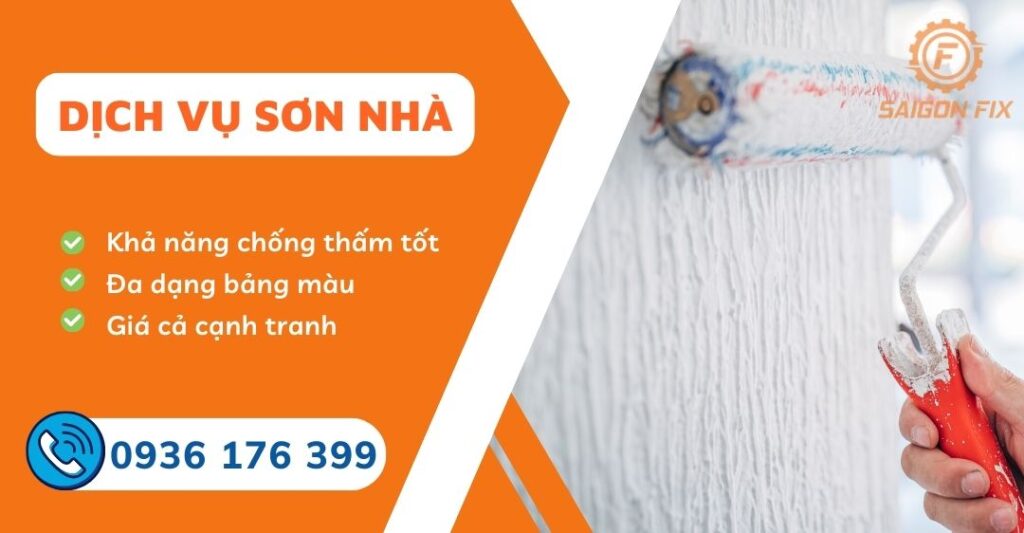 dịch vụ sơn nhà