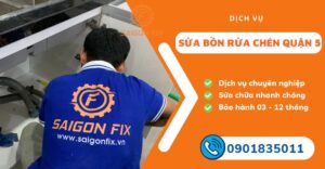 sửa bồn rửa chén quận 5