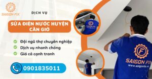 sửa điện nước huyện cần giờ