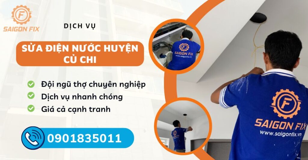 sửa điện nước huyện củ chi