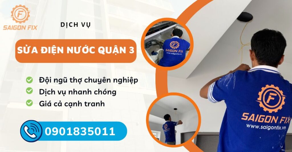 sửa điện nước quận 3