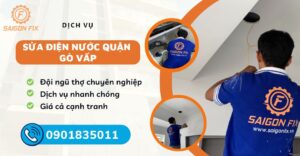 sửa điện nước quận Gò Vấp
