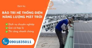bảo trì hệ thống điện năng lượng mặt trời