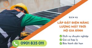 lắp đặt điện năng lượng mặt trời hộ gia đình