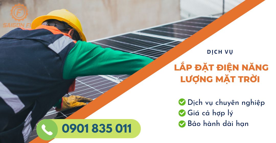 lắp đặt điện năng lượng mặt trời