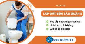 lắp đặt bồn cầu quận 5