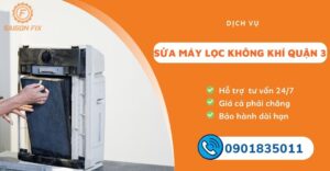 sửa máy lọc không khí quận 3