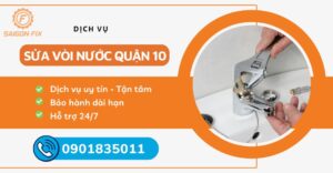 sửa vòi nước quận 10