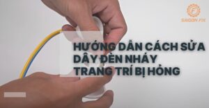 Cách sửa dây đèn nháy