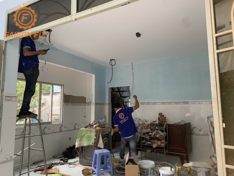Lắp đặt điện nước anh Khánh Thủ Đức