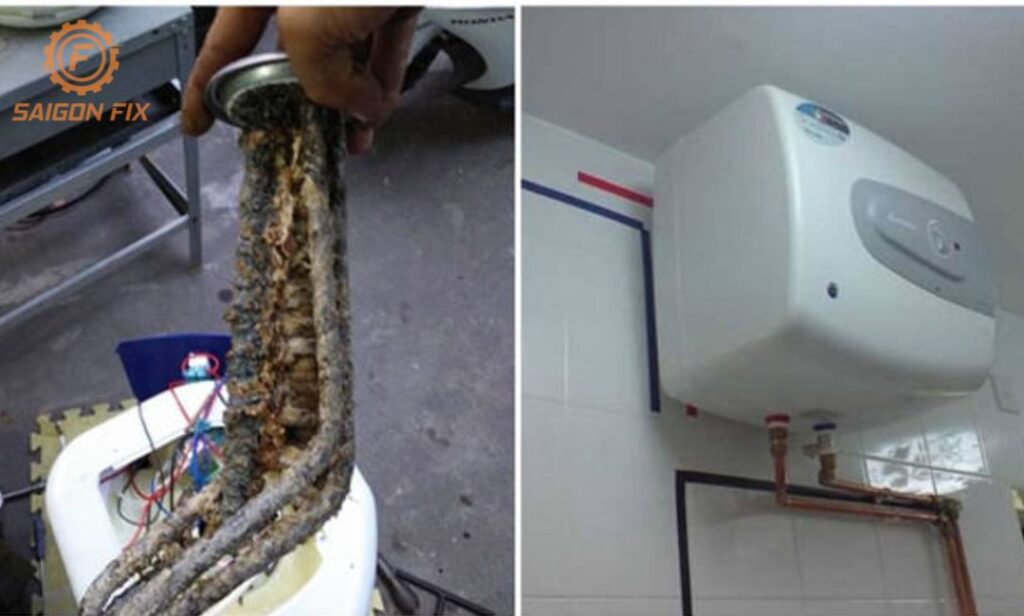 máy nước nóng bị rò điện