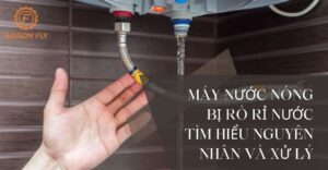 máy nước nóng bị rò rỉ nước