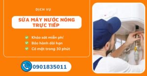 sửa máy nước nóng trực tiếp