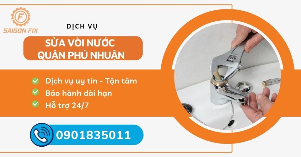 sửa vòi nước quận Phú Nhuận