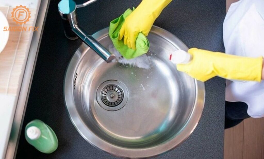 cách thông bồn rửa mặt