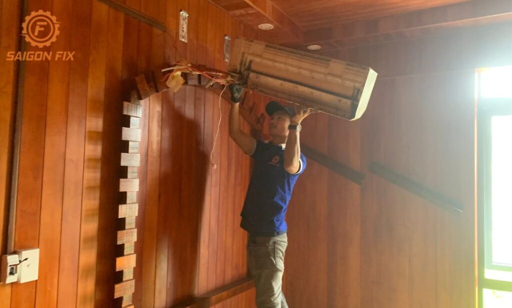 Lắp đặt máy lạnh chị Hiền Phường Hiệp Bình
