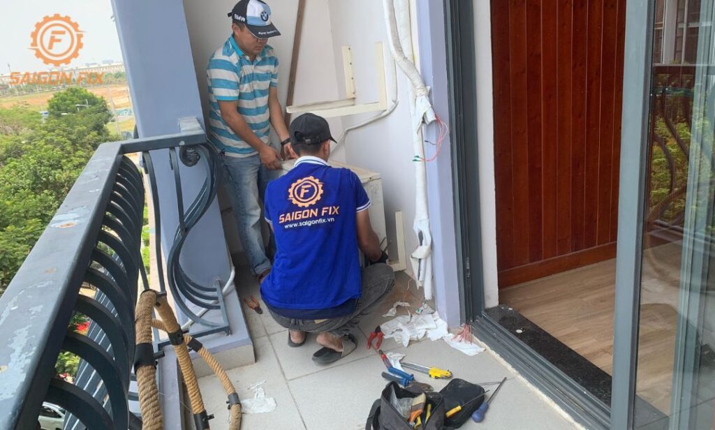 Lắp đặt máy lạnh chị Hiền Phường Hiệp Bình