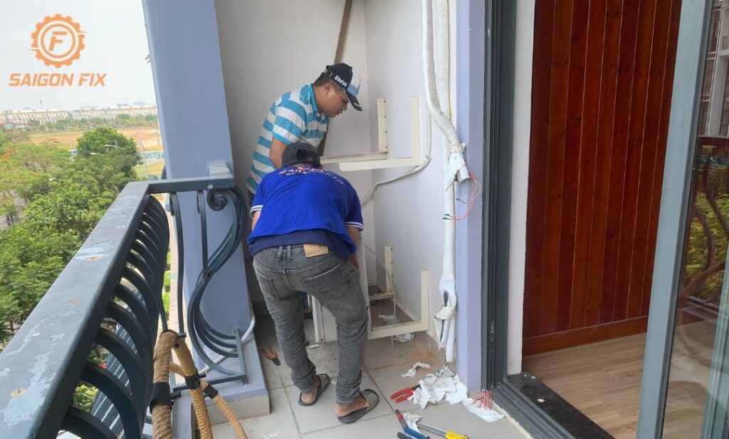 Lắp đặt máy lạnh chị Hiền Phường Hiệp Bình