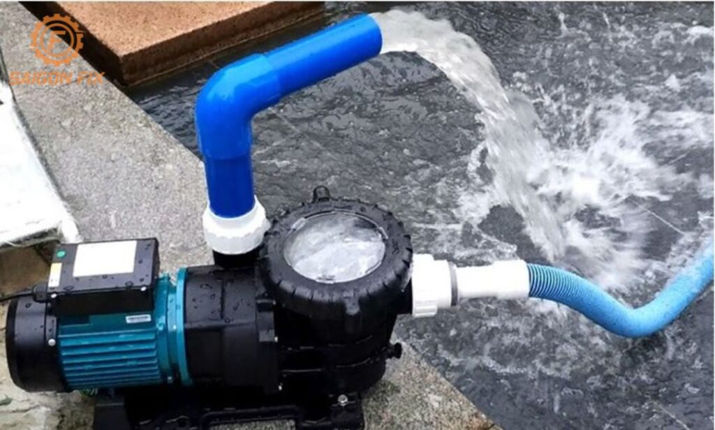 Máy bơm nước lúc mạnh lúc yếu
