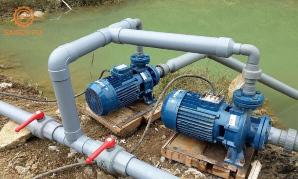 Máy bơm nước lúc mạnh lúc yếu