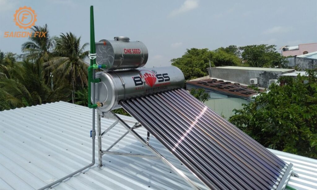 Máy nước nóng năng lượng mặt trời không nóng
