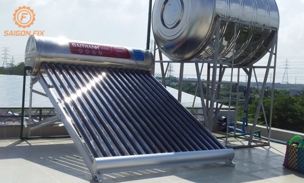 Máy nước nóng năng lượng mặt trời không nóng