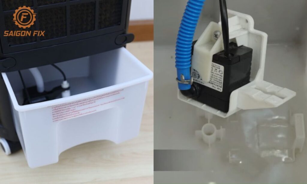 Cách sửa quạt hơi nước không bơm nước