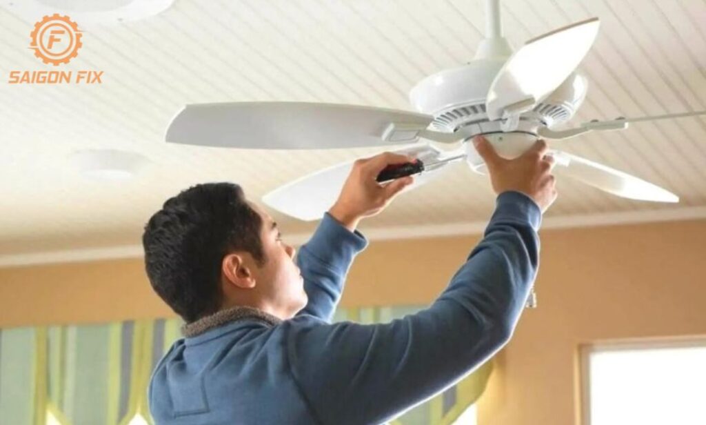 Cách sửa quạt trần bị kêu