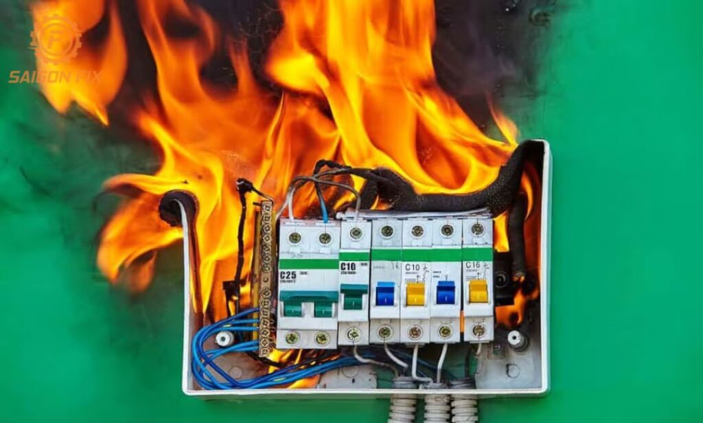 Cách thay cầu chì bị cháy