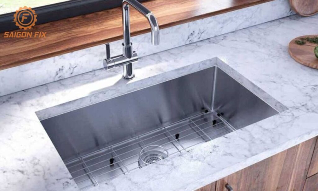 lắp bồn rửa chén đơn