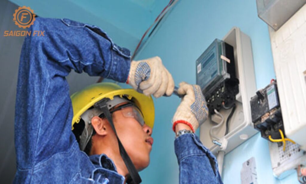 lắp đồng hồ điện