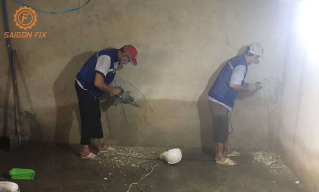 Lắp đặt đường ống nước anh Phú Phường Tân Thới Hiệp