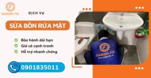 sửa bồn rửa mặt