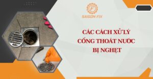 cách làm tan mỡ trong ống thoát nước