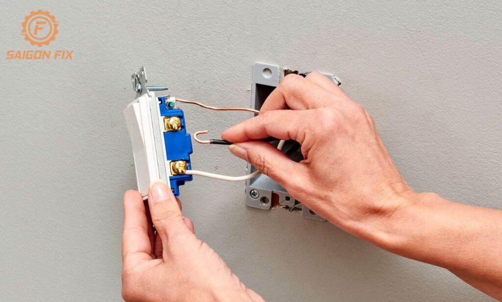 cách đấu công tắc điện
