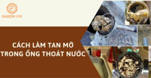 cach lam tan mo trong ong thoat nuoc
