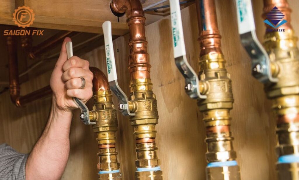 cách sửa van khóa nước bằng đồng