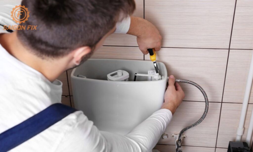 Lắp đặt bồn cầu 1 khối